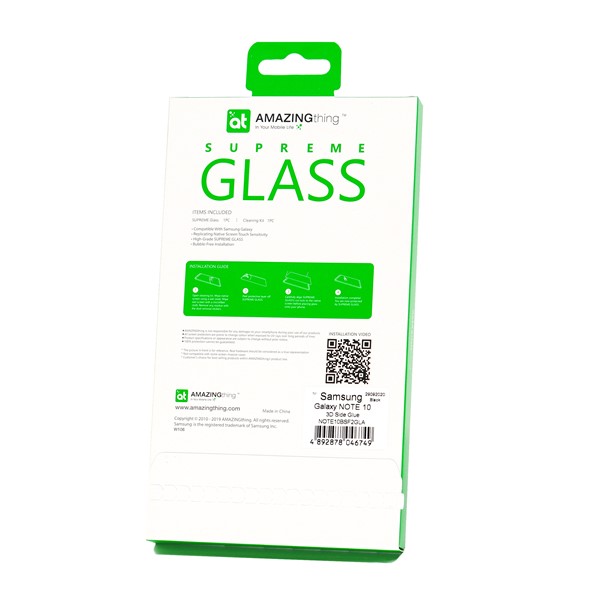 3D Curved Full Cover Tempered Glass for Samsung Note 10